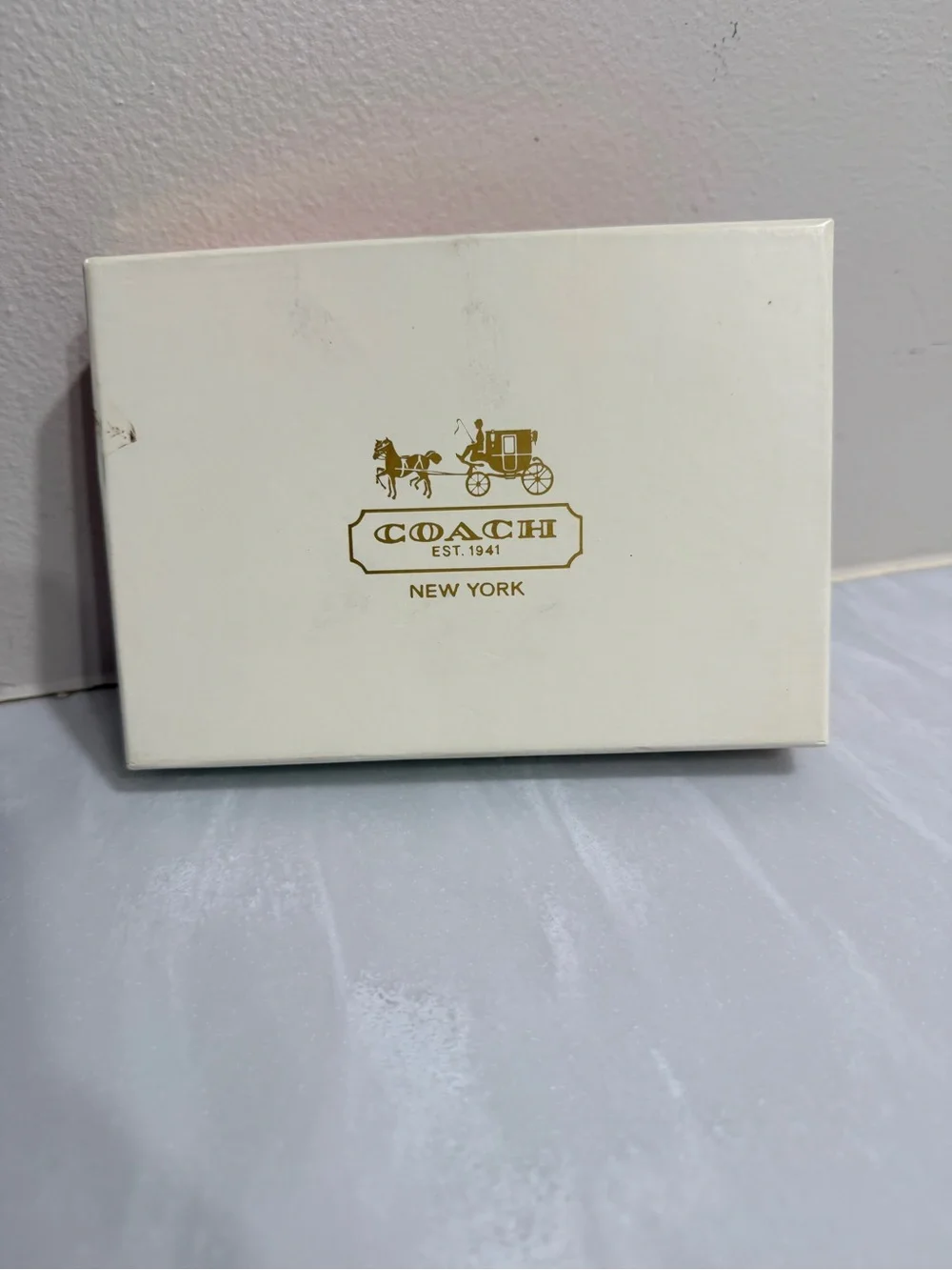 vintage Y2K Coach Julia Metallic Leather Phone Wristlet NIB